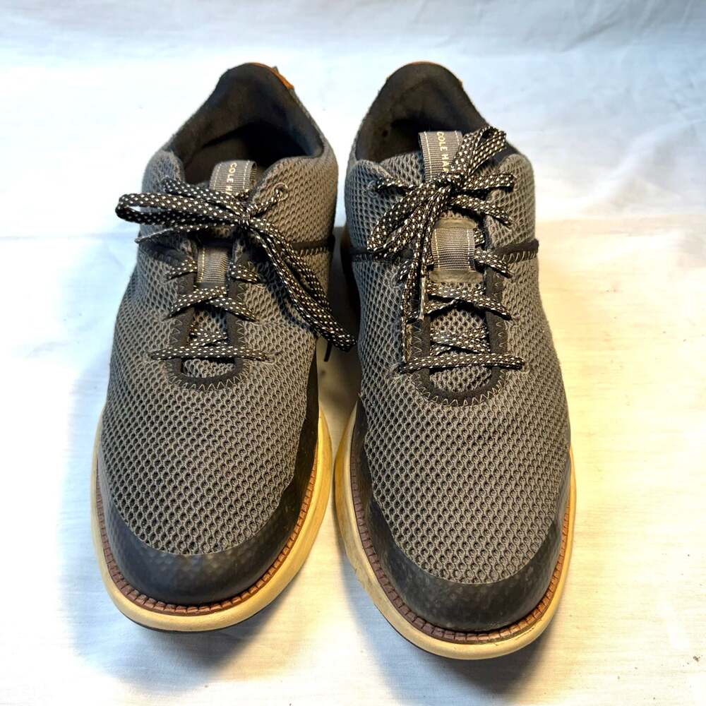 Cole Haan Grand Atlantic Sneaker Grey Mesh Suede Casual Shoes